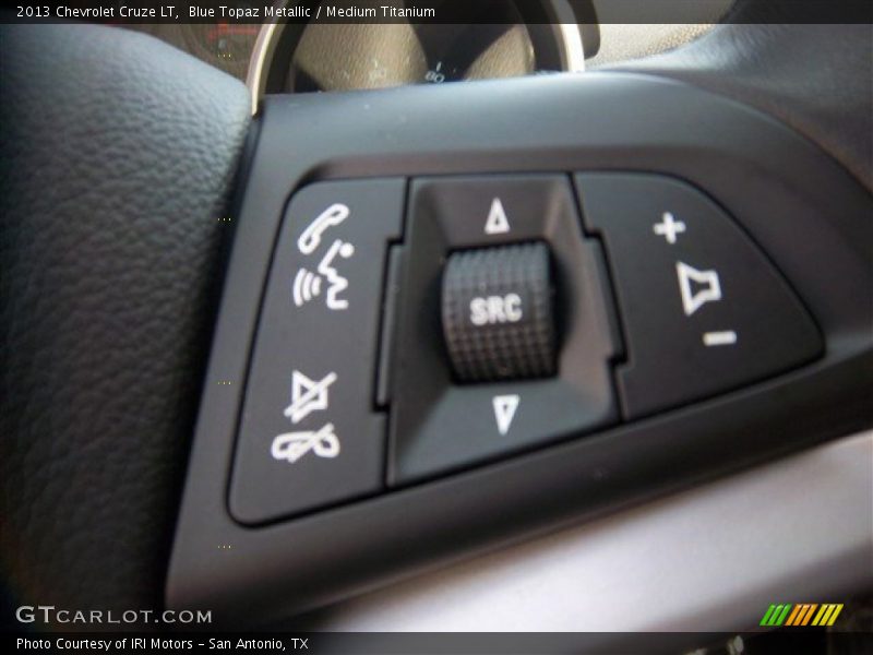 Blue Topaz Metallic / Medium Titanium 2013 Chevrolet Cruze LT