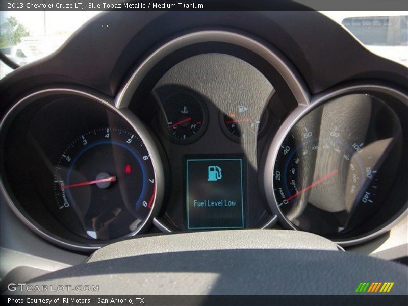 Blue Topaz Metallic / Medium Titanium 2013 Chevrolet Cruze LT