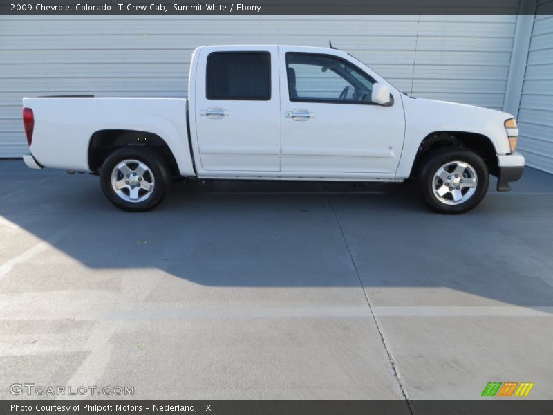 Summit White / Ebony 2009 Chevrolet Colorado LT Crew Cab