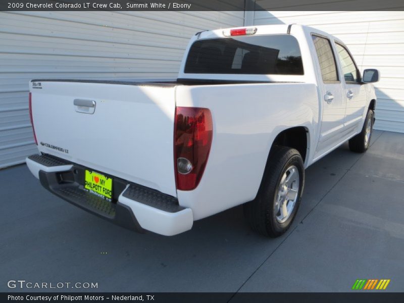 Summit White / Ebony 2009 Chevrolet Colorado LT Crew Cab