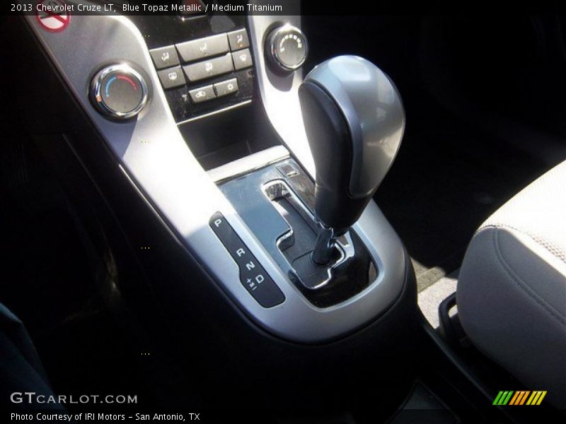 Blue Topaz Metallic / Medium Titanium 2013 Chevrolet Cruze LT