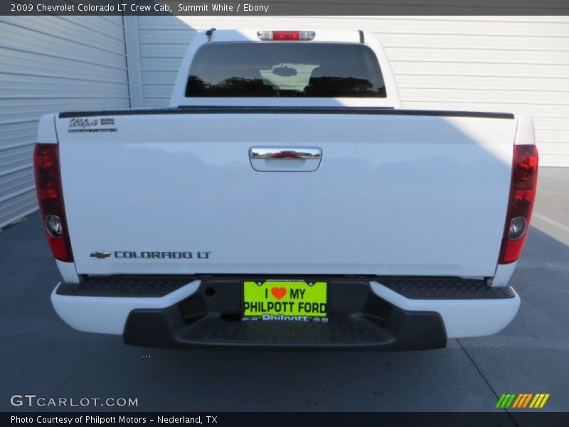 Summit White / Ebony 2009 Chevrolet Colorado LT Crew Cab