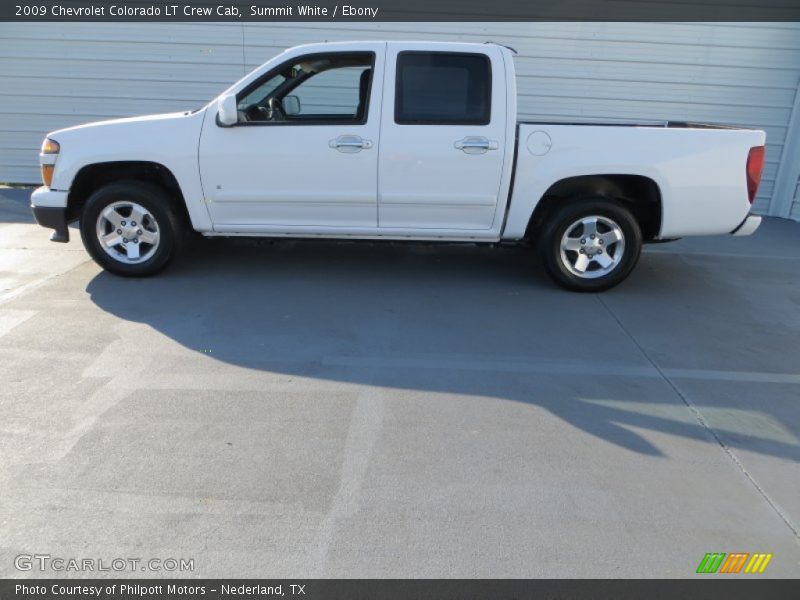 Summit White / Ebony 2009 Chevrolet Colorado LT Crew Cab