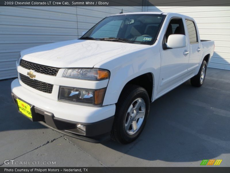 Summit White / Ebony 2009 Chevrolet Colorado LT Crew Cab