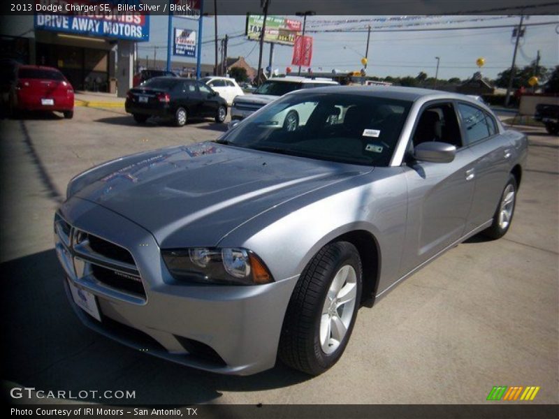 Billet Silver / Black 2013 Dodge Charger SE