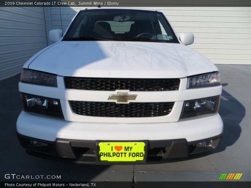 Summit White / Ebony 2009 Chevrolet Colorado LT Crew Cab
