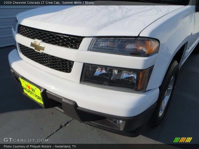 Summit White / Ebony 2009 Chevrolet Colorado LT Crew Cab