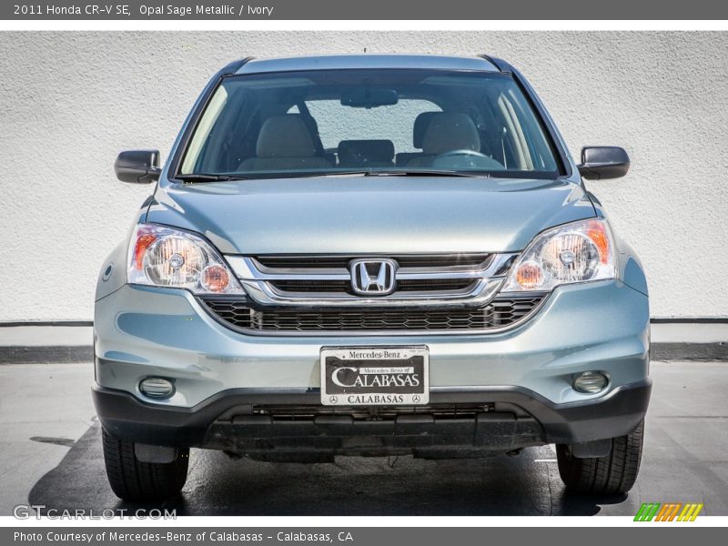 Opal Sage Metallic / Ivory 2011 Honda CR-V SE