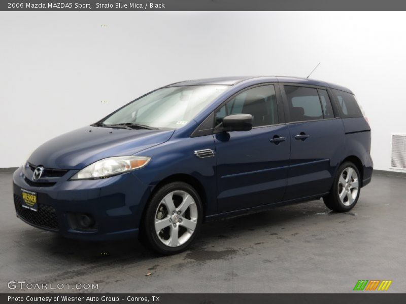 Strato Blue Mica / Black 2006 Mazda MAZDA5 Sport