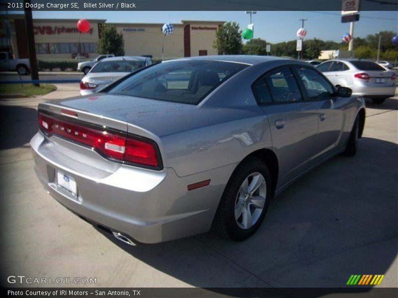Billet Silver / Black 2013 Dodge Charger SE
