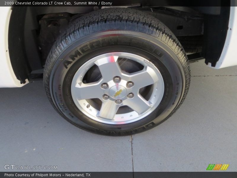 Summit White / Ebony 2009 Chevrolet Colorado LT Crew Cab