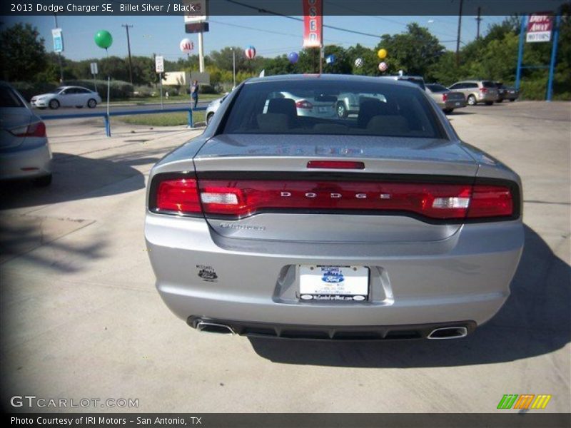 Billet Silver / Black 2013 Dodge Charger SE