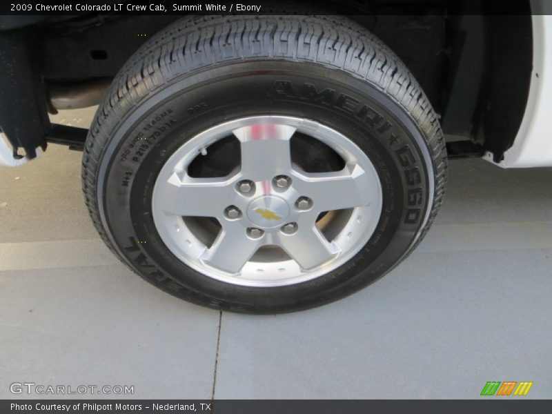 Summit White / Ebony 2009 Chevrolet Colorado LT Crew Cab