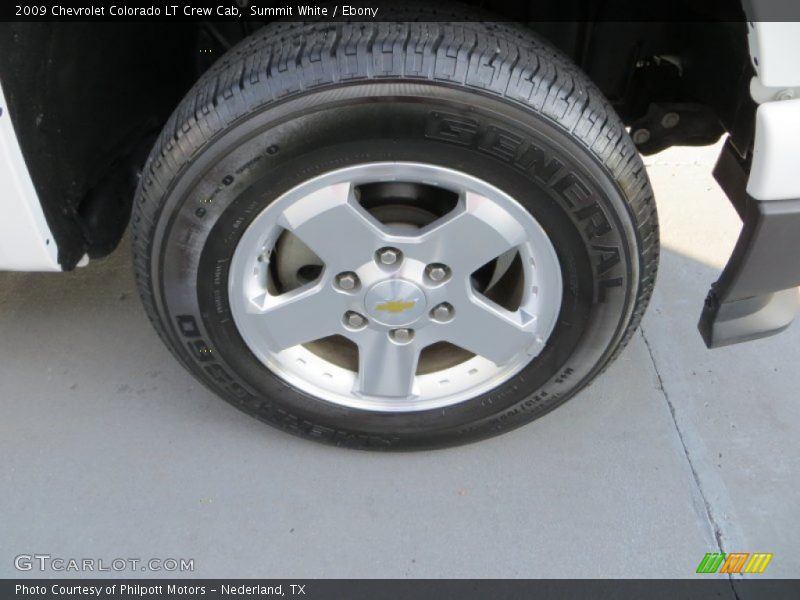 Summit White / Ebony 2009 Chevrolet Colorado LT Crew Cab