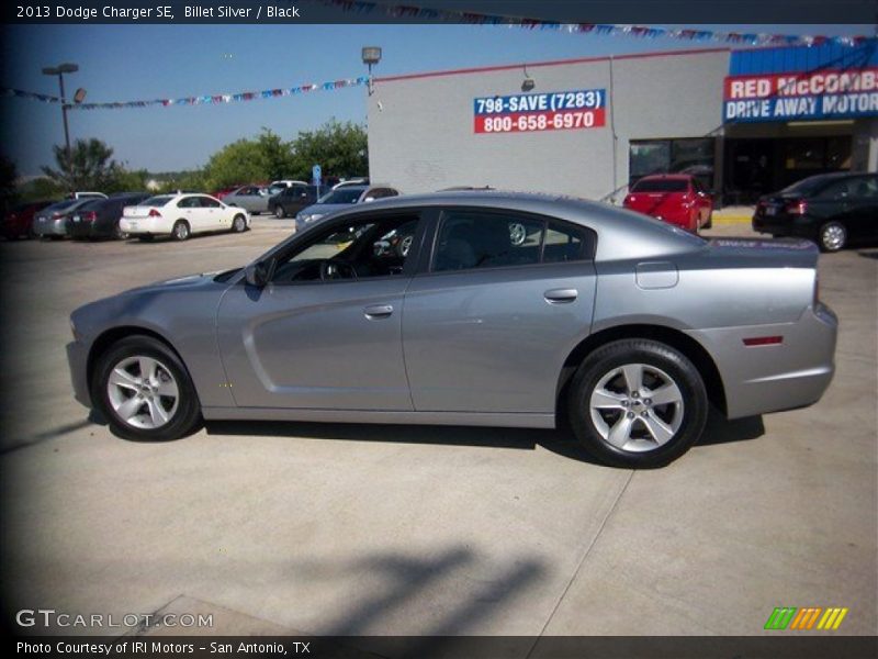 Billet Silver / Black 2013 Dodge Charger SE