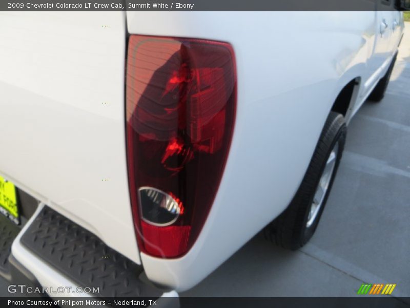 Summit White / Ebony 2009 Chevrolet Colorado LT Crew Cab