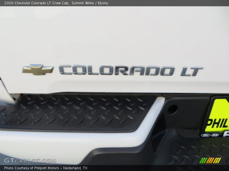 Summit White / Ebony 2009 Chevrolet Colorado LT Crew Cab