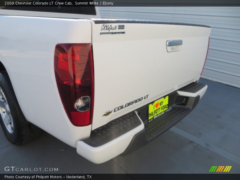 Summit White / Ebony 2009 Chevrolet Colorado LT Crew Cab
