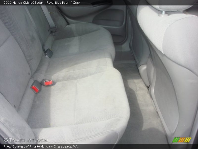 Royal Blue Pearl / Gray 2011 Honda Civic LX Sedan