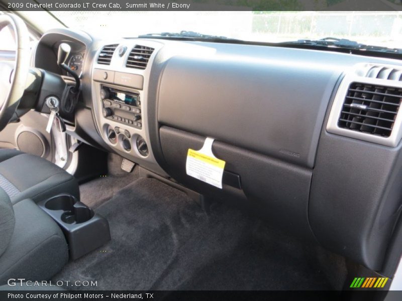 Summit White / Ebony 2009 Chevrolet Colorado LT Crew Cab