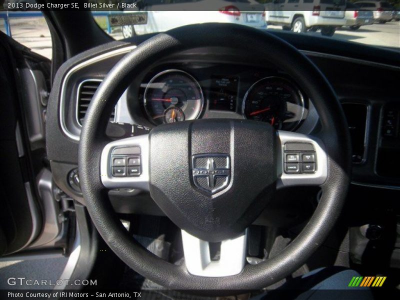 Billet Silver / Black 2013 Dodge Charger SE