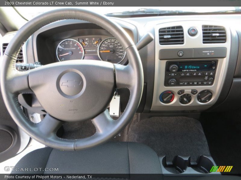 Summit White / Ebony 2009 Chevrolet Colorado LT Crew Cab