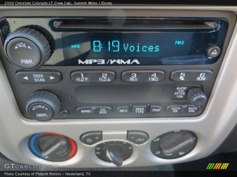 Summit White / Ebony 2009 Chevrolet Colorado LT Crew Cab