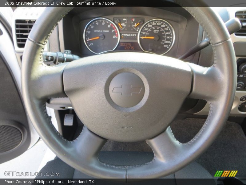 Summit White / Ebony 2009 Chevrolet Colorado LT Crew Cab
