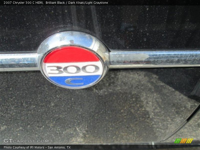 Brilliant Black / Dark Khaki/Light Graystone 2007 Chrysler 300 C HEMI