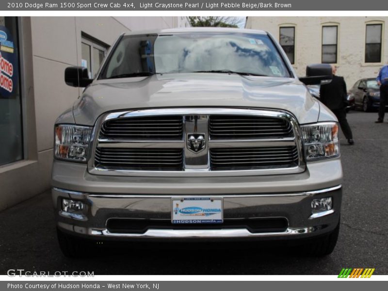 Light Graystone Pearl / Light Pebble Beige/Bark Brown 2010 Dodge Ram 1500 Sport Crew Cab 4x4