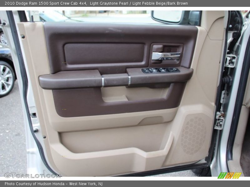 Light Graystone Pearl / Light Pebble Beige/Bark Brown 2010 Dodge Ram 1500 Sport Crew Cab 4x4