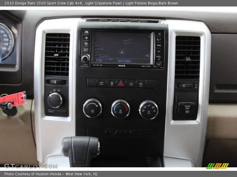 Light Graystone Pearl / Light Pebble Beige/Bark Brown 2010 Dodge Ram 1500 Sport Crew Cab 4x4