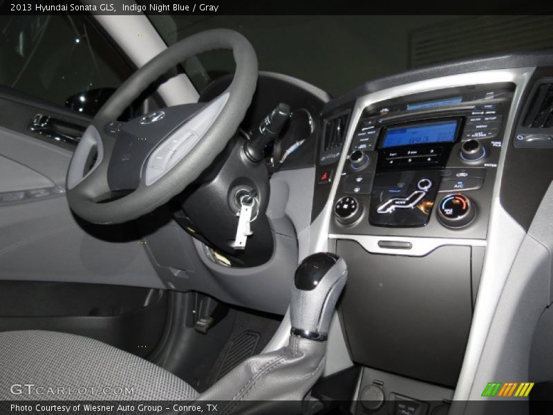 Indigo Night Blue / Gray 2013 Hyundai Sonata GLS