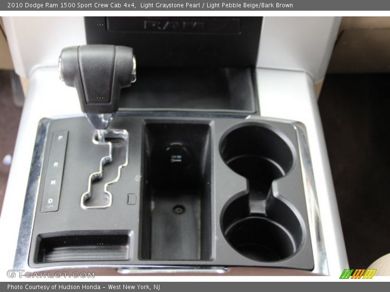Light Graystone Pearl / Light Pebble Beige/Bark Brown 2010 Dodge Ram 1500 Sport Crew Cab 4x4