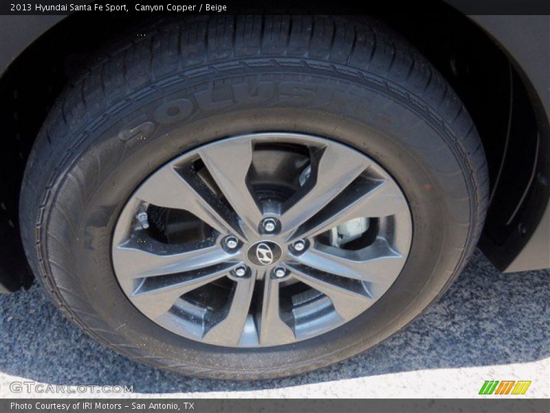Canyon Copper / Beige 2013 Hyundai Santa Fe Sport