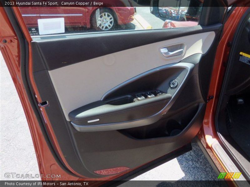 Canyon Copper / Beige 2013 Hyundai Santa Fe Sport