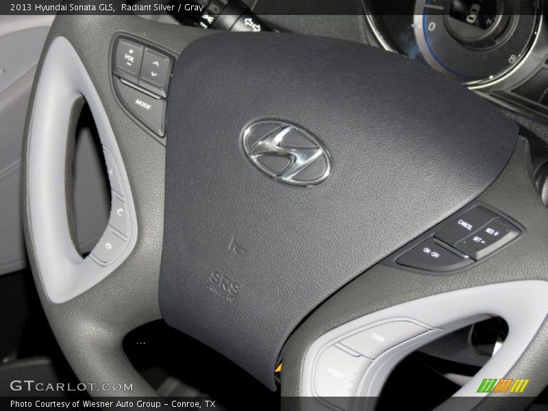 Radiant Silver / Gray 2013 Hyundai Sonata GLS