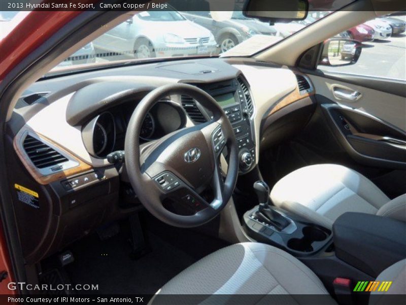 Canyon Copper / Beige 2013 Hyundai Santa Fe Sport