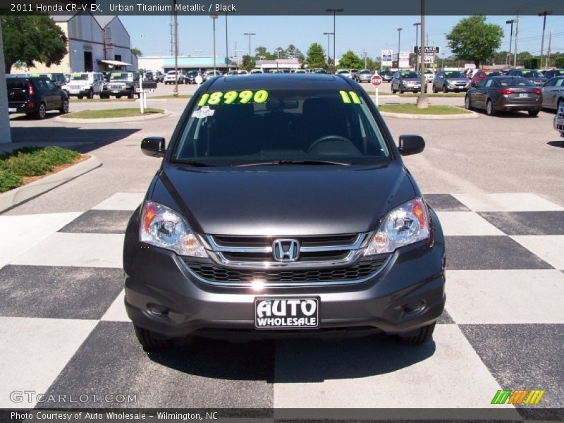 Urban Titanium Metallic / Black 2011 Honda CR-V EX