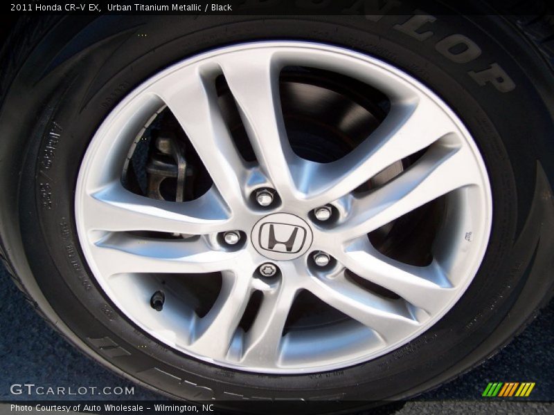Urban Titanium Metallic / Black 2011 Honda CR-V EX