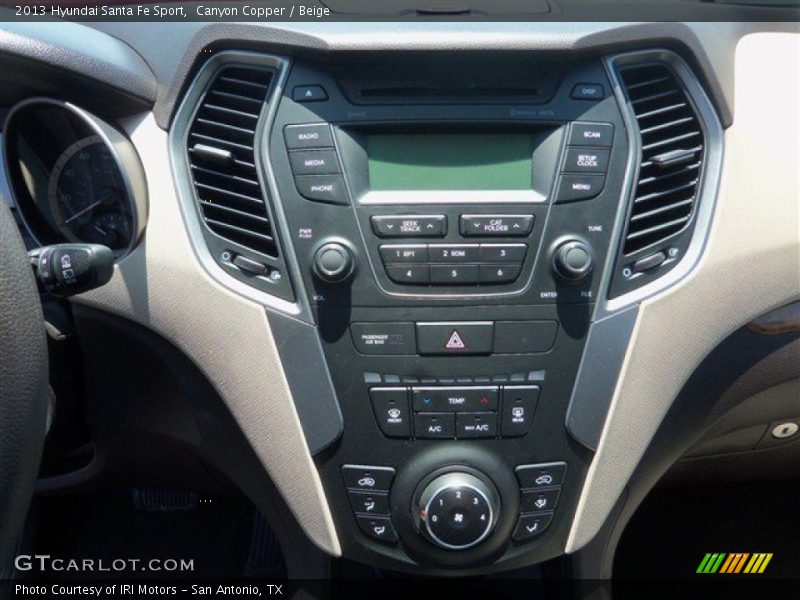 Canyon Copper / Beige 2013 Hyundai Santa Fe Sport