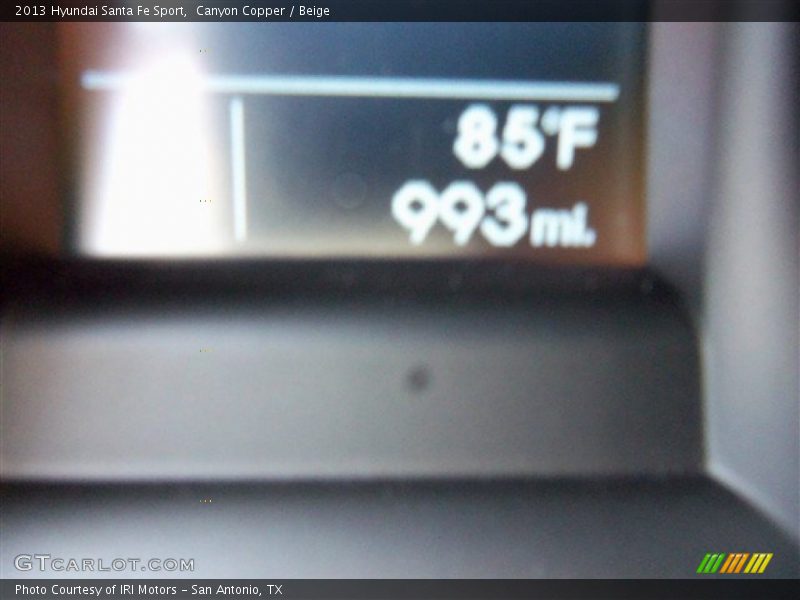 Canyon Copper / Beige 2013 Hyundai Santa Fe Sport