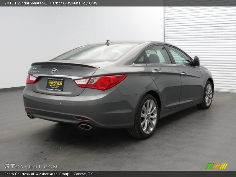Harbor Gray Metallic / Gray 2013 Hyundai Sonata SE