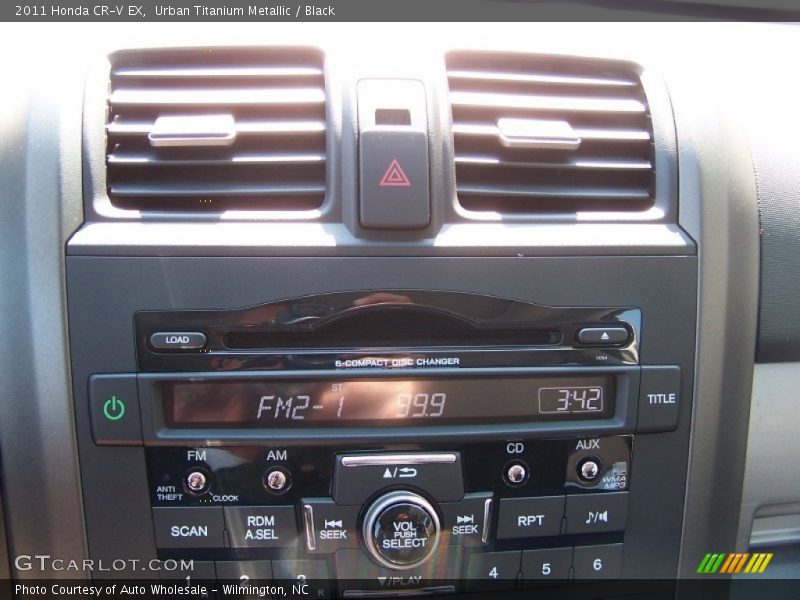 Urban Titanium Metallic / Black 2011 Honda CR-V EX