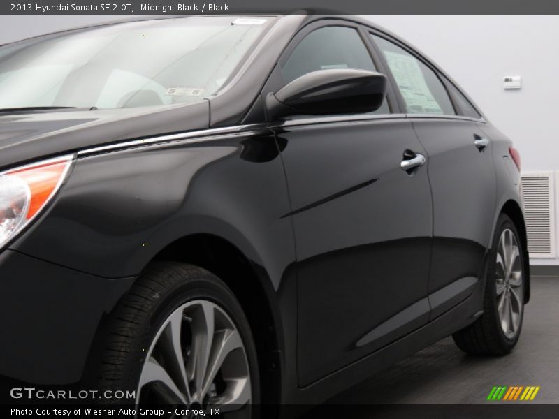 Midnight Black / Black 2013 Hyundai Sonata SE 2.0T
