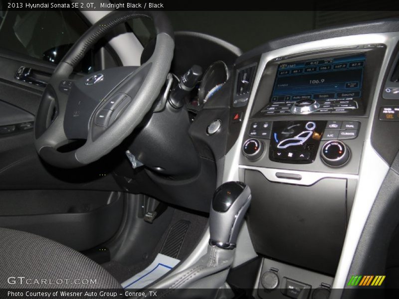 Midnight Black / Black 2013 Hyundai Sonata SE 2.0T