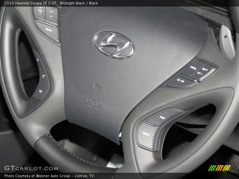 Midnight Black / Black 2013 Hyundai Sonata SE 2.0T