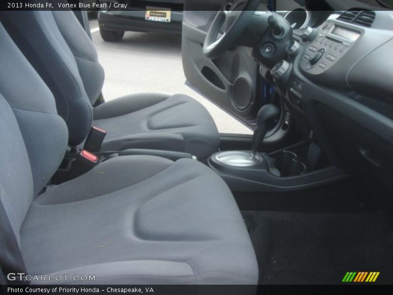 Vortex Blue Pearl / Gray 2013 Honda Fit