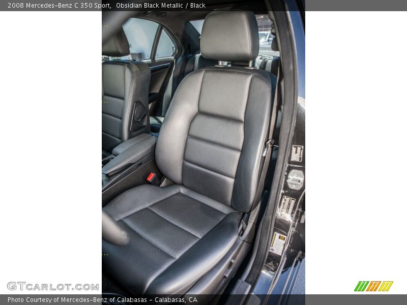 Front Seat of 2008 C 350 Sport
