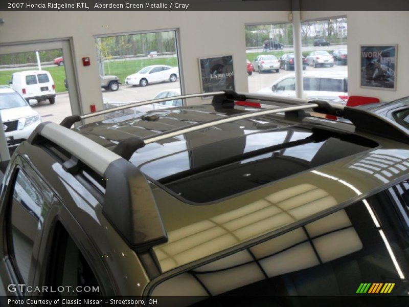 Aberdeen Green Metallic / Gray 2007 Honda Ridgeline RTL